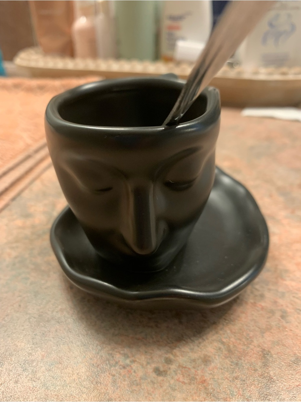 Human face coffee/tea mug